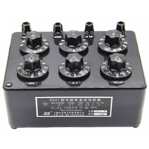 Resistencia Rotatoria de Década Variable Gelsonlab HSPE104, Resistencia Ajustable de Precisión CC, Interruptor de Perilla para Laboratorio, de 0.1R a 111.1110MR - Product Image 1