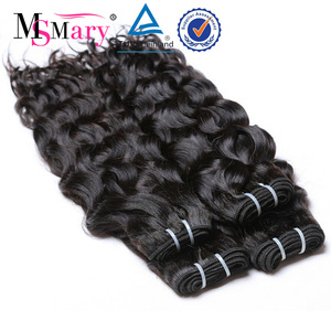 Bán Chạy Nhất Raw Mềm Ướt Và Lượn Sóng 100% Remy Thô Ấn Độ Xoăn Tóc Dệt - Product Image 6