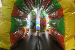 Chất lượng cao khủng long chủ đề lâu đài <span class=keywords><strong>bouncy</strong></span> với trượt Inflatable nảy lâu đài Inflatable Jumper khủng long Inflatable nhà bị trả lại - Product Image 6