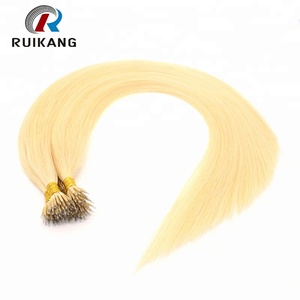 Suave remy sin procesar remy punta anillo nano extensiones de <span class=keywords><strong>cabello</strong></span> <span class=keywords><strong>para</strong></span> la venta - Product Image 2