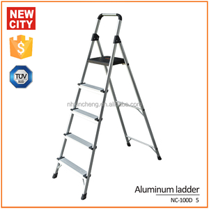 Pliable Unilatérale <span class=keywords><strong>prix</strong></span> aluminium <span class=keywords><strong>escabeau</strong></span> avec Outil Plateau - Product Image 1