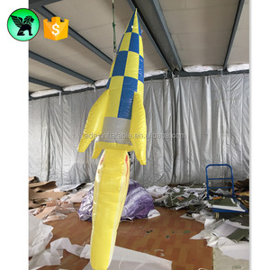 คลับเพดานพองตกแต่งรุ่นที่กำหนดเองแสงจรวดพองสำหรับนิทรรศการ A4877 - Product Image 1