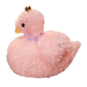 Simulation Flamingo Plush Toys Cute Bird Dolls Swan Stuffed Soft Animal Plush Dolls For Kids