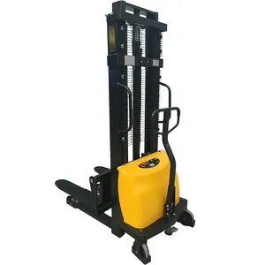 2000kg Lifting Height 1600mm Semi Electric Stacker Used for Warehouse