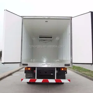 Mini damperli kamyon soğutma kendinden yüklemeli dondurucu kutusu kamyon tıbbi atık yükleme kamyon 3 ton