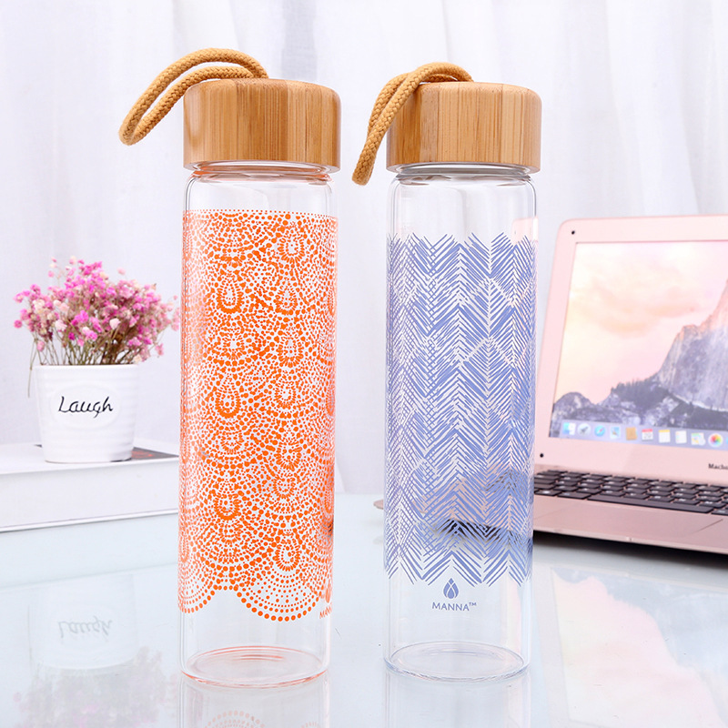 Shanghai Linkand Borosilicate Sport Glass Water Bottle