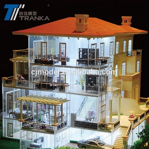 Modèle d'<span class=keywords><strong>architecture</strong></span> de villa moderne en plastique ABS pour une présentation de haute qualité - Product Image 5
