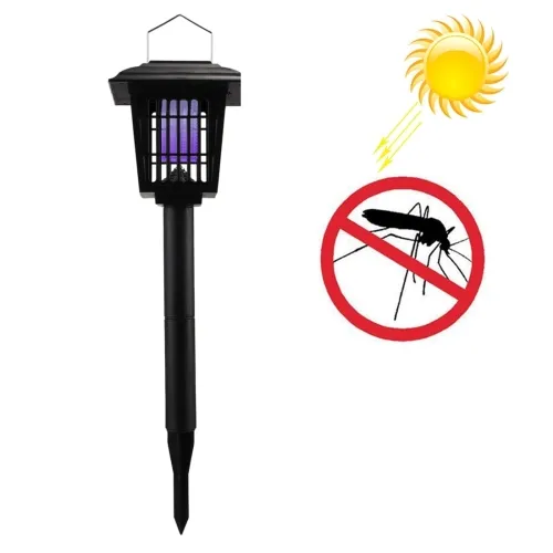solar mosquito killer energy saving led solar light solar mosquito killer lamp purple light for garden outdoor pest control
