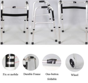 Venta al por mayor delantero de 4 <span class=keywords><strong>ruedas</strong></span> ortopédicas cochecitos caminantes para personas de la tercera edad adultos - Product Image 3