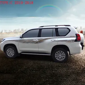 O Projeto do OEM novo 3M LC150 Corpo Etiqueta Do Carro Para Toyota Land Cruiser Prado 2010-2018 Acessórios