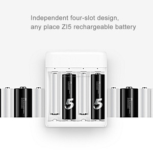 Original Xiaomi ZI5 AA/AAA <span class=keywords><strong>Ni</strong></span>-MH Cargador de Batería USB Power <span class=keywords><strong>Bank</strong></span> 4 unids para - Product Image 2