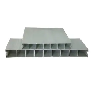 Pultruded Long Span Hollow FRP cover plate support beam sheet