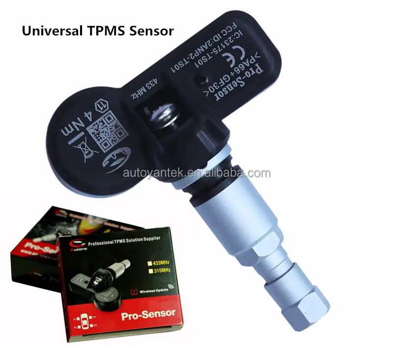 315MHz 433MHz Auzone Pro-sensor Universal Programmable TPMS Sensor with Distributor Price