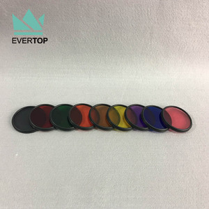 Bộ Lọc Đầy Màu Sắc Ống Kính Máy Ảnh Tròn TS-CLF Bộ Lọc Đầy Màu Sắc Bộ Lọc Màu Cam Xanh Xám Đỏ Xanh Lục Nâu Vàng Tím Hồng Bộ Lọc - Product Image 3