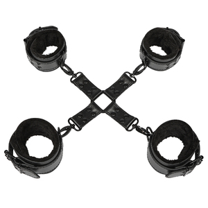 Lobo negro ec-amigable máscara de cuero de auto cuerda restraint bdsm bdsm <span class=keywords><strong>sex</strong></span> game gear kit set femenino esclavitud sexual - Product Image 5