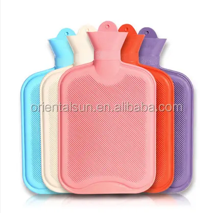 2L natural rubber 100% leak proof 2000cc hot water bag bottle