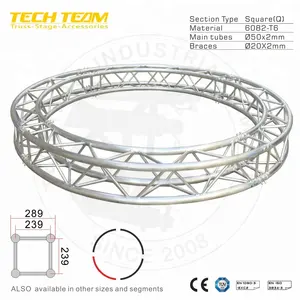 Fase in alluminio Rotondo di Nozze Archi di Cerchio Truss Vendita Calda