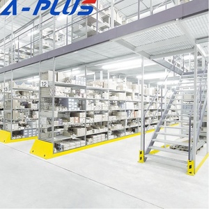 Thép gác lửng nền tảng thang lưu trữ giá Loft Kệ hệ thống - Product Image 2