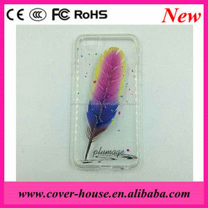 Alta calidad plumaje pluma borrar TPU suave <span class=keywords><strong>de</strong></span> la contraportada Case para iPhone6 / 6 S - Product Image 2