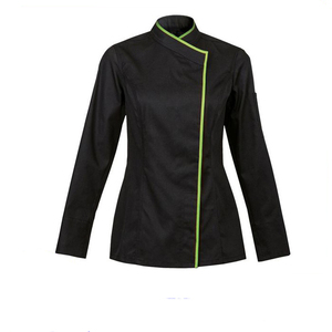 Nuevo diseño, chaquetas de Chef de Hotel de manga larga, uniforme, doble botonadura, abrigos de chef <span class=keywords><strong>jefe</strong></span> blanco de restaurante - Product Image 2
