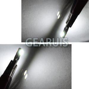 Gearuis xe tự động LED T5 5630 2 SMD 2721 286 trắng ấm Trắng 12V Wedge ánh sáng bóng đèn cho cụ bảng điều khiển 0.2 Wát - Product Image 4
