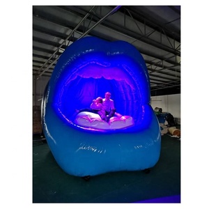 <span class=keywords><strong>Inflatable</strong></span> Led Chiếu Sáng Trang Trí Giant <span class=keywords><strong>Lips</strong></span>/Big Mouth Mô Hình Cho Quảng Cáo Ngoài Trời - Product Image 3