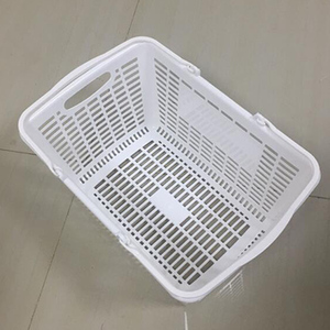 Cestino per la Spesa in <span class=keywords><strong>Plastica</strong></span> Resistente con 2 Manici, Capacità 22L, Prezzo di Fabbrica, Ordine Minimo 100 Pezzi - Product Image 5