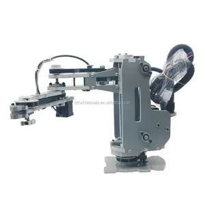 Assembled SCARA 4 Axis Stepper Motor Robot Mechanical Arm Hand Manipulator