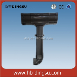 Gouttière en PVC à double paroi de 5,2 pouces, gouttière de toit et tuyaux carrés, <span class=keywords><strong>collecteur</strong></span> d'eau de pluie 5K - Product Image 4