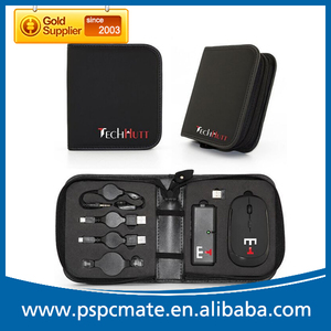 Negro viajes de negocios regalo para el ordenador portátil de regalo con ratón inalámbrico/hub usb/cable auricular - Product Image 2