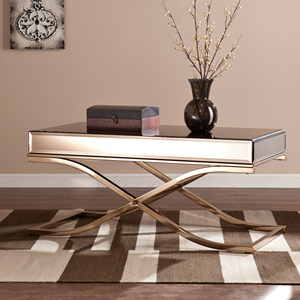 Hot Sales X-shaped Stainless Steel <strong>Legs</strong> Golden Mirrored <strong>Console</strong> <strong>Table</strong> - Product Image 3