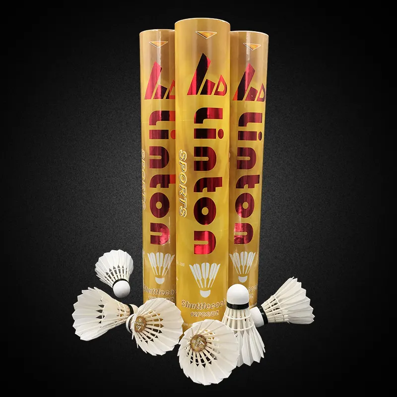 Goose Feather 3 layer cork competitive price badminton shuttlecock RCL