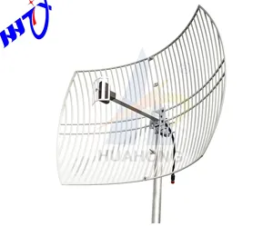 Outdoor Wifi Wimax 3g 2.4G 2400-2500mhz 30db Aluminum alloy Grid Parabolic antenna