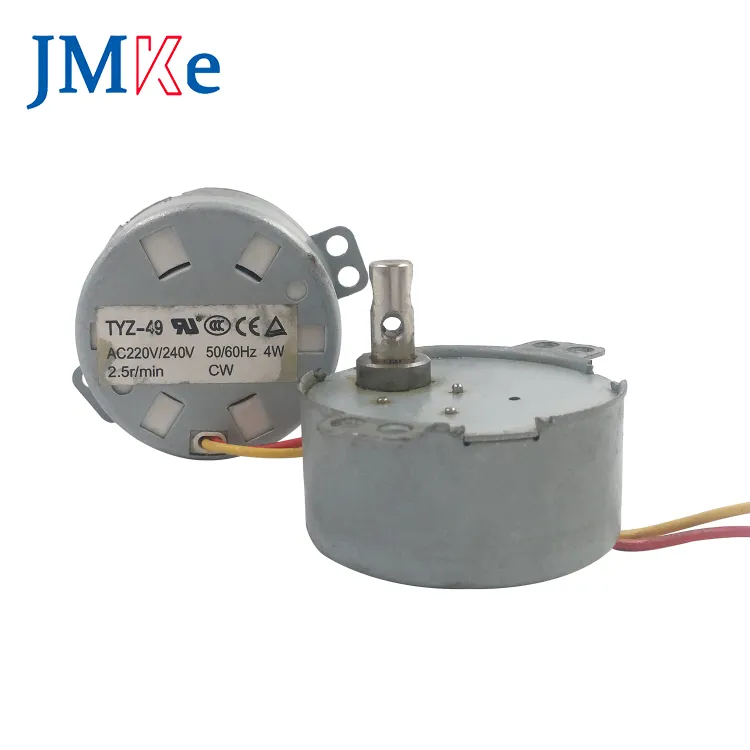 JMKE Motor sinkronis Motor AC 49TYZ industri kualitas baik 220V Ty49 Ac Motor mikro sikat disesuaikan isolator