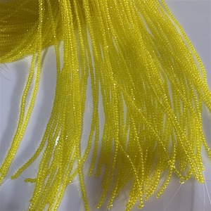 Cuentas Sueltas de Cristal Fantasma Verde Amarillo Claro para Uso Decorativo - Product Image 5