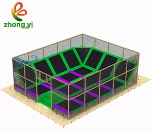 Conception de thème personnalisé beaux parcs de trampolines de parc de saut en hauteur d'intérieur pour enfants à vendre - Product Image 2