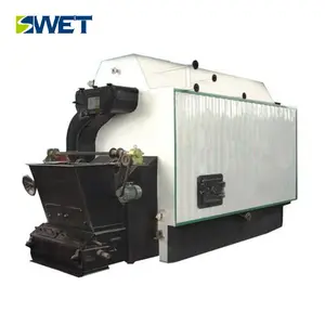 1/22/50 ton Compact Struktur Boiler Uap Kayu Pelet Burner Boiler