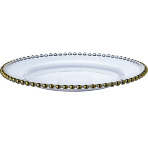 Commercio all'ingrosso dolci in rilievo piatto in ceramica per stoviglie ristorante da sposa che serve piatti di vetro - Product Image 6