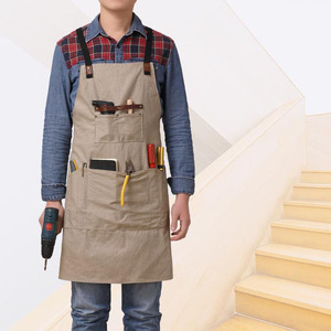 Lona revestida herramienta delantal <span class=keywords><strong>para</strong></span> artesano trabajando - Product Image 2
