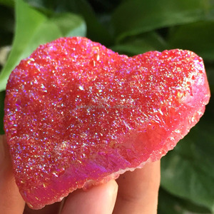 Comercio al por mayor <span class=keywords><strong>de</strong></span> Titanio Natural Gemstone Ángel Aura Cuarzo Corazón para Recuerdo <span class=keywords><strong>de</strong></span> La Boda - Product Image 5