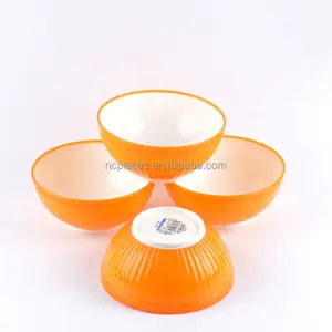 14.5cm 4pcs Large Plastic Mixing Bowls Red Green