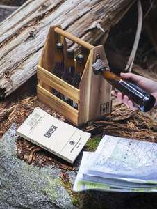 Agriturismo Decorazioni Per La Casa di Birra In Legno 6 pacchetto Carrier, Caddy, Holder, sacchetto di Tote, Bottiglia Vettore - Product Image 5