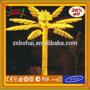 alibaba expresar al aire libre de navidad decorativos de coco palma de la mano del árbol de la luz con <span class=keywords><strong>el</strong></span> ce rohs gs aea ul - Product Image 2