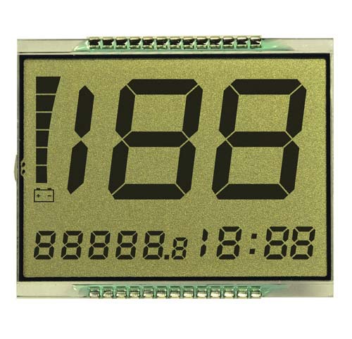 Пользовательская ЖК-панель TN, монохромный сегментный ЖК-дисплей