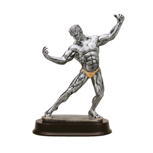 Trofeo de Fisicoculturismo de Resina Moderno de Hombre Fuerte - Product Image 1