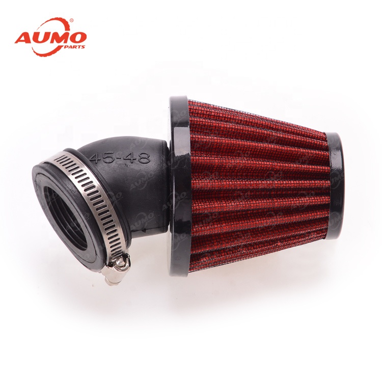 High-Performance Motorcycle Air Filter Cleaner - Blue & Red