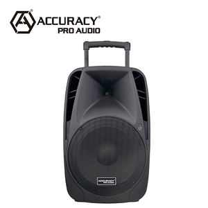 Профессиональный диктор вагонетки <span class=keywords><strong>Dj</strong></span> коробка диктора точности про аудио PMQ15AMFQ-V2BP-BT 15 дюймов Ce в пластмассовом корпусе 2 УКВ микрофоны - Product Image 2