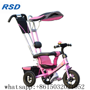 <span class=keywords><strong>Triciclo</strong></span> de bicicleta de 10 pulgadas para niño niña, ruedas de seguridad de tamaño grande para niños con freno, <span class=keywords><strong>triciclo</strong></span> de rueda más grande producto muy barato - Product Image 3