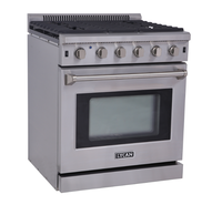 Nouvelle arrivée - Cuisinière à gaz en acier inoxydable de 30 pouces - Cuisinière à gaz économique pour un usage domestique - Cuisinière à gaz avec four