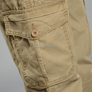 <span class=keywords><strong>Pantaloni</strong></span> <span class=keywords><strong>Cargo</strong></span> Chino <span class=keywords><strong>Kaki</strong></span> da Uomo Estivi Traspiranti Eco-Friendly in Twill Pesante a Vita Media Casual - Vendita all'Ingrosso - Product Image 5